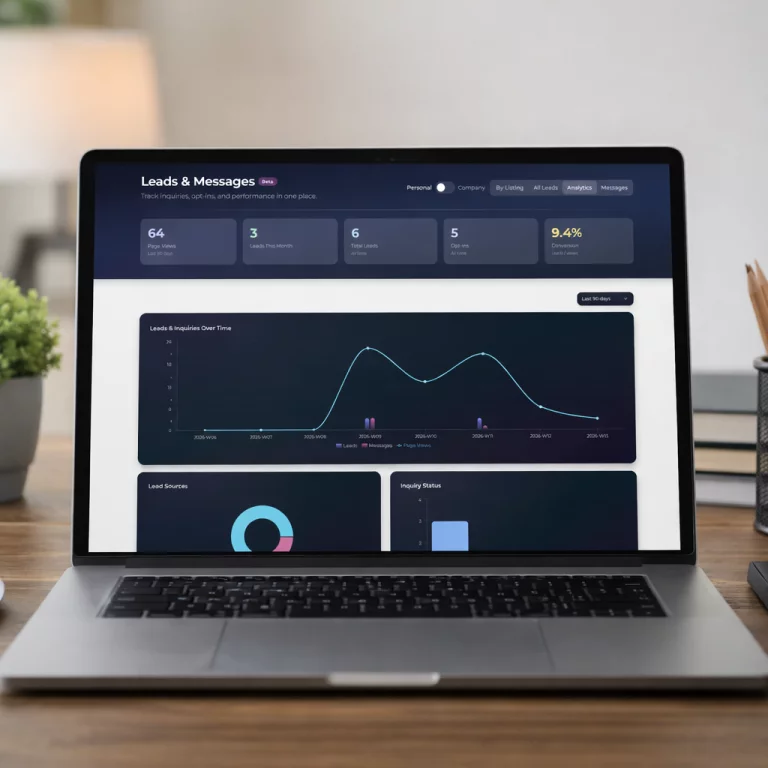 Analytics dashboard preview