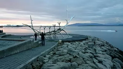 Sólfarið: A gleaming ode to the sun on Reykjavik’s shoreline