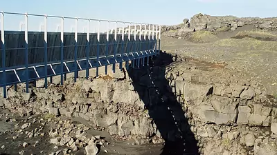 Bridge Between Contintents: A walk across the fissure of the Mid-Atlantic Ridge