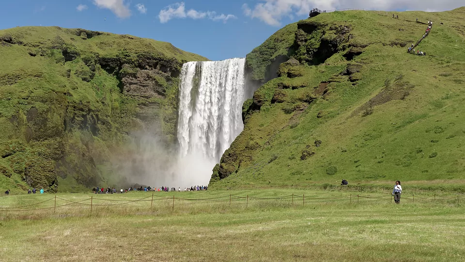 Skogafoss waterfall
