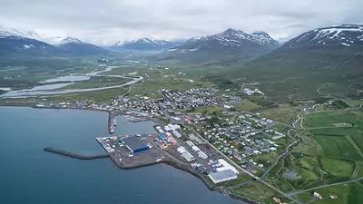 Dalvik: A working harbor and alpine gateway in North Iceland
