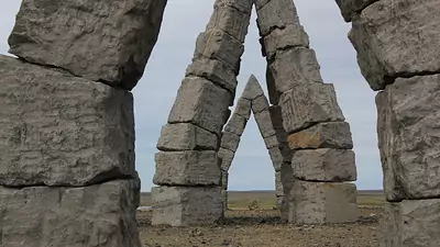 Arctic Henge: A Monument to Norse Mythology on the Arctic Coast